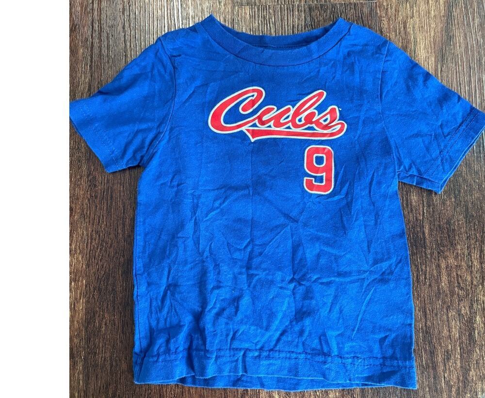 MLB Chicago Cubs Javier Baez #9 Youth Blue T-Shirt Size 2T
